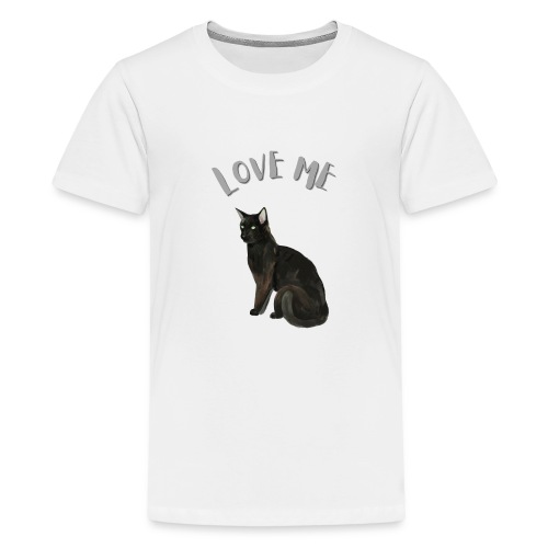 Love me chat noir Nelson - T-shirt Premium Ado