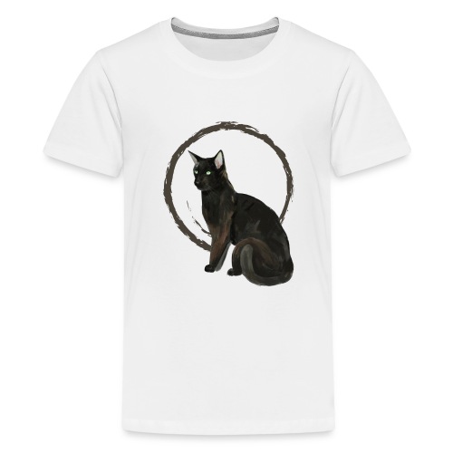 Chat noir Nelson 2 - T-shirt Premium Ado