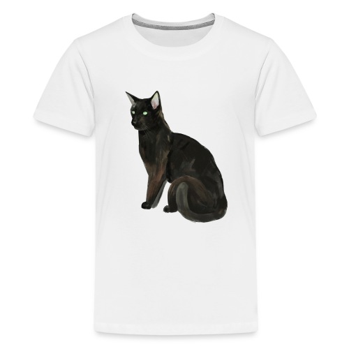 Chat noir Nelson - T-shirt Premium Ado