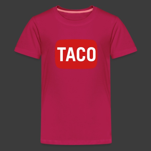 Taco Karsten Youtube Logo 2 - Teenager premium T-shirt