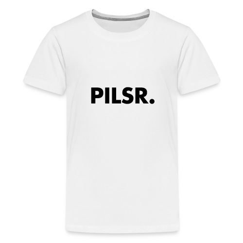 PILSR. Zwart - Teenager Premium T-shirt