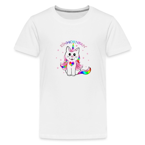 Einhornfan, Unicornfan - Teenager Premium T-Shirt
