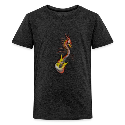 Guitar Dragon - Teenager Premium T-Shirt