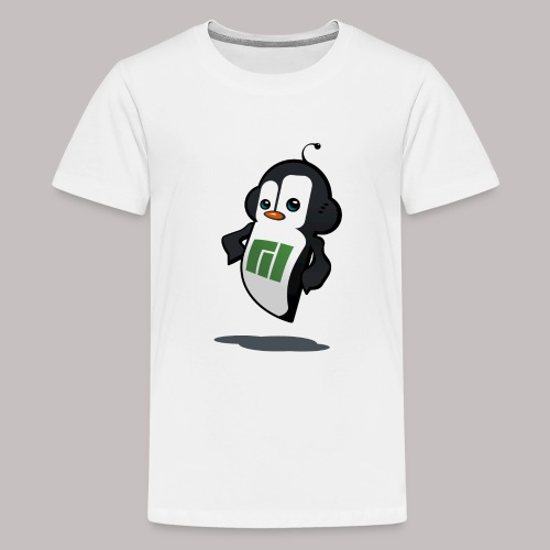 Manjaro Mascot confident right - Teenager Premium T-Shirt