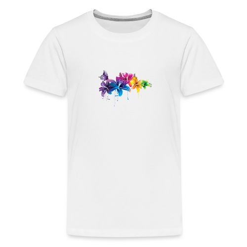 Flowers - Teenager Premium T-shirt