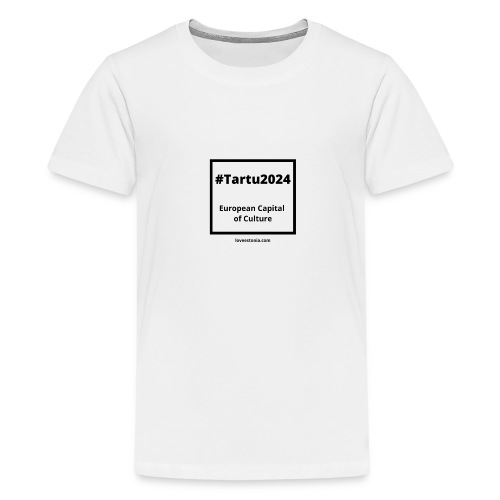LOVE ESTONIA rainbow - Teenage Premium T-Shirt