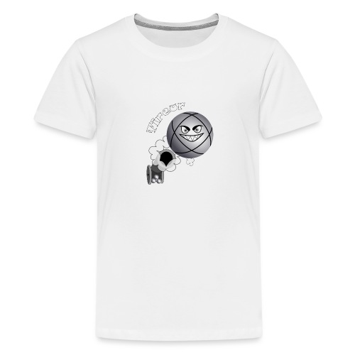 t shirt tireur pétanque boule existe en pointeur B - T-shirt Premium Ado