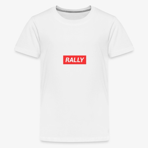 Rally classic red - Premium-T-shirt tonåring