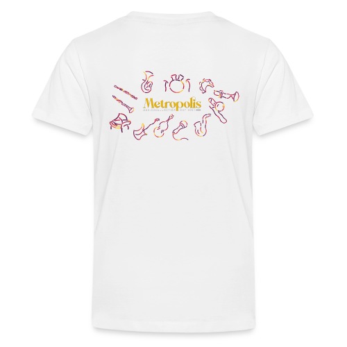 Orchestra, rugzijde - Teenager Premium T-shirt