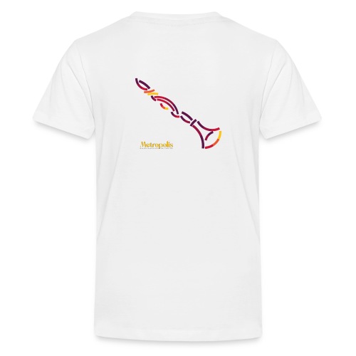 Clarinet, rugzijde - Teenager Premium T-shirt