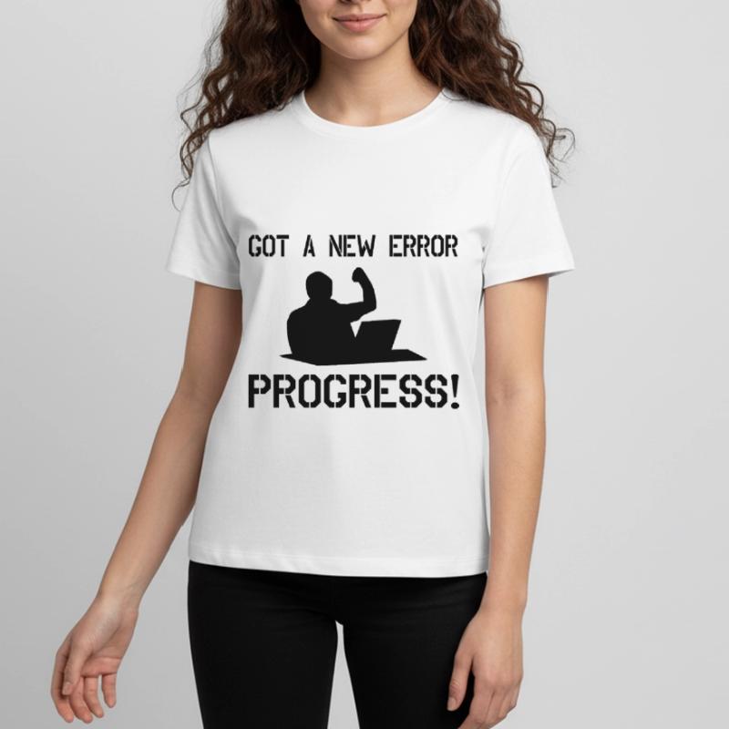 Got A New Error Progress Coder Software Developer Teenager Premium Bio T-Shirt