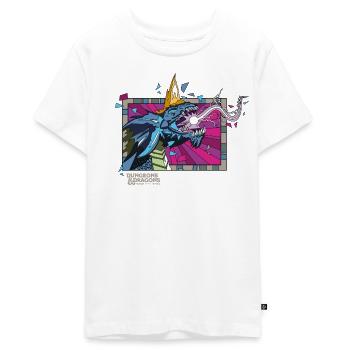 Donjons & Dragons / Dungeons & Dragons / Bleu - T-shirt Premium bio Ado - blanc - Devant - AI Model Teenager Male light (155cm)