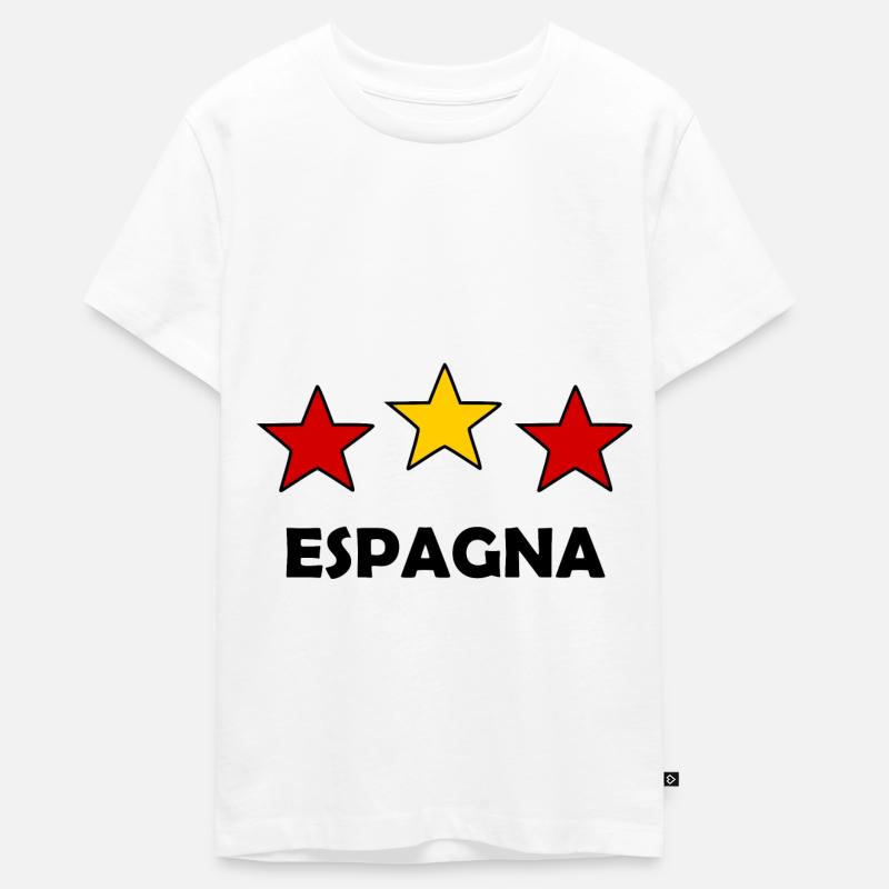 Espagna - T-shirt Premium bio Ado - blanc