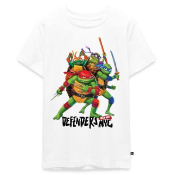 TMNT Mutant Mayhem Alle Turtles - Teenager Premium Bio T-Shirt - Weiß - Vorne - AI Model Teenager Male light (155cm)