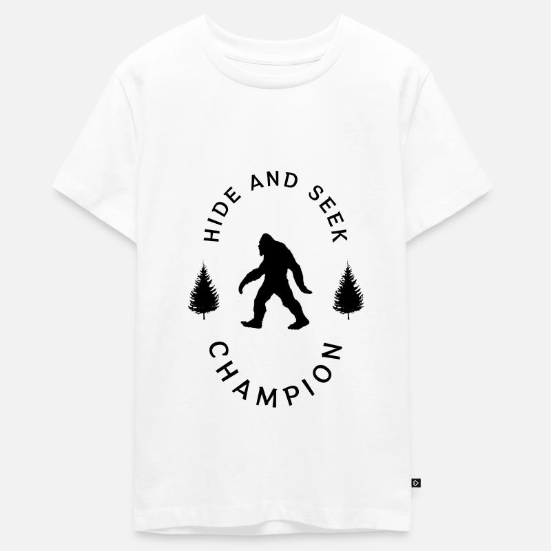 Cache-cache - T-shirt Premium bio Ado - blanc