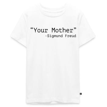 Freud - Teenager Premium Bio T-Shirt - Weiß - Vorne - AI Model Teenager Male light (155cm)