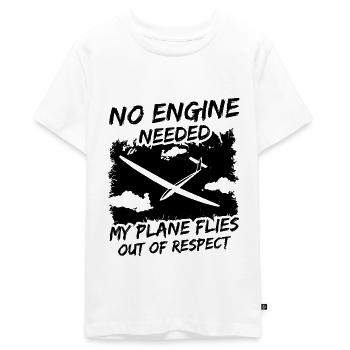 Gliding Segelflug Segelfliegen Segelflieger Glider - Teenager Premium Bio T-Shirt - Weiß - Vorne - AI Model Teenager Male light (155cm)