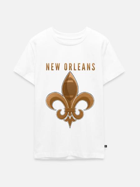 New Orleans - Teenager Premium Bio T-Shirt - Weiß