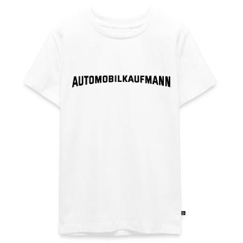 Automotive salesman - Teenager Premium Organic T-Shirt - white - Front - AI Model Teenager Male light (155cm)