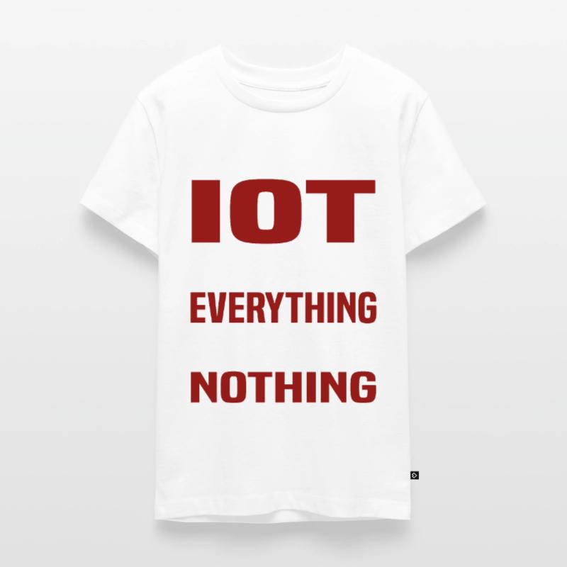 Internet Des Objets IOT Programmeur Admin IT T-shirt Premium bio Ado