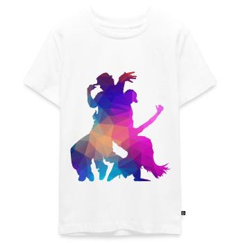 Breakdance Tanz Tanzen Breakdancer Tänzer - Teenager Premium Bio T-Shirt - Weiß - Vorne - AI Model Teenager Male light (155cm)