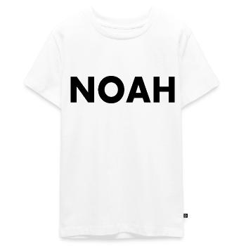 Noah - Teenager Premium Organic T-Shirt - white - Front - AI Model Teenager Male light (155cm)