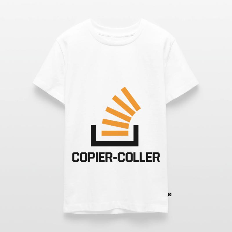 Copier Coller Programmer Software Developer Nerd G Teenager Premium Bio T-Shirt