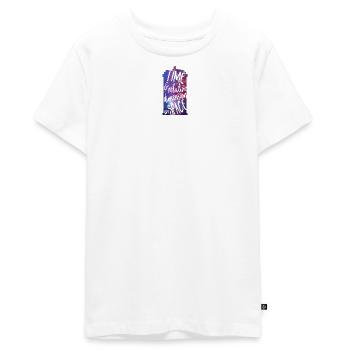 Time and Relative Dimension in Space - Teenager Premium Bio T-Shirt - Weiß - Vorne - AI Model Teenager Male light (155cm)