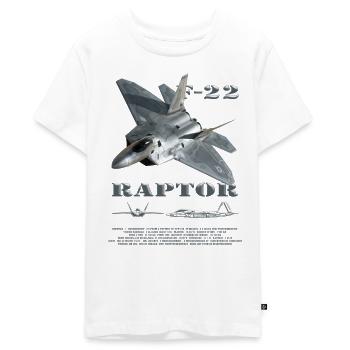 F22 2 - 2102 - T-shirt Premium bio Ado - blanc - Devant - AI Model Teenager Male light (155cm)