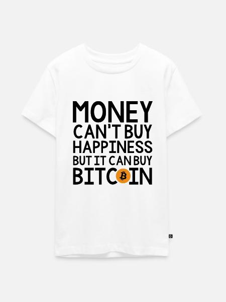Bitcoin - Teenager Premium Bio T-Shirt - Weiß