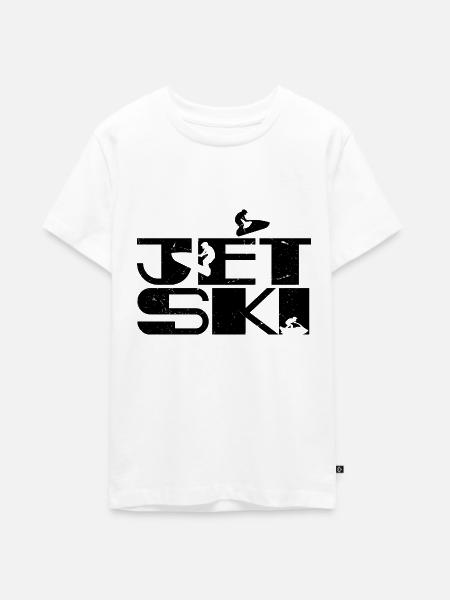 Jetski | Jetski - Teenager Premium Bio T-Shirt - Weiß