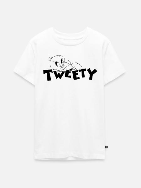 Looney Tunes Tweety - Teenager Premium Bio T-Shirt - Weiß