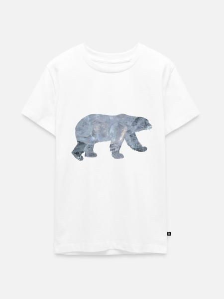 Eisbär Polarbär - Teenager Premium Bio T-Shirt - Weiß