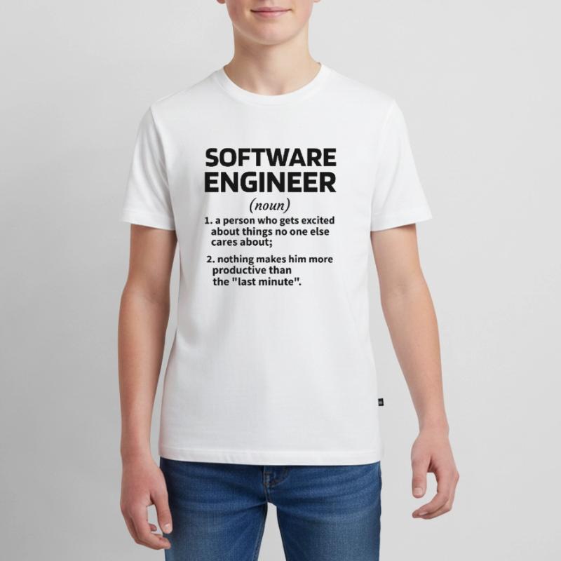 Softwareingenieur Software Engineer Techniker Teenager Premium Bio T-Shirt