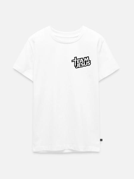 Team Jesus - Teenager Premium Bio T-Shirt - Weiß