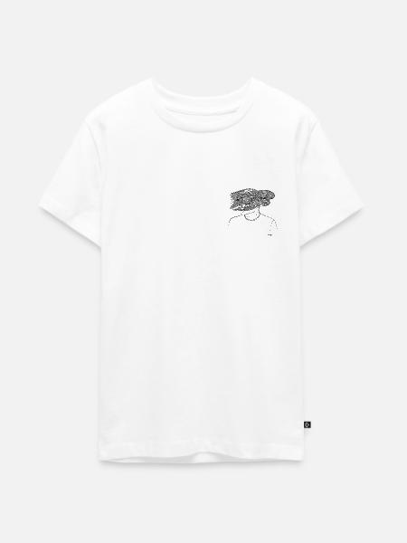 offen - Teenager Premium Bio T-Shirt - Weiß