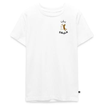 Volleyball - T-shirt Premium bio Ado - blanc - Devant - AI Model Teenager Male light (155cm)