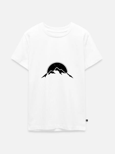Alpen - Teenager Premium Bio T-Shirt - Weiß