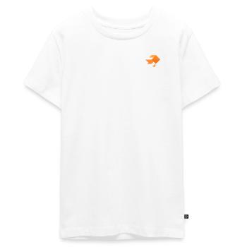 Goldfish - Tangram - Teenager Premium Organic T-Shirt - white - Front - AI Model Teenager Male light (155cm)
