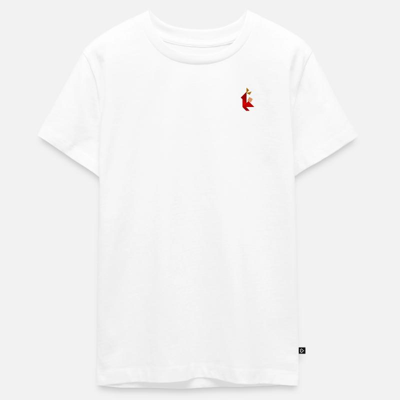 Breakdancer - Tangram - T-shirt Premium bio Ado - blanc