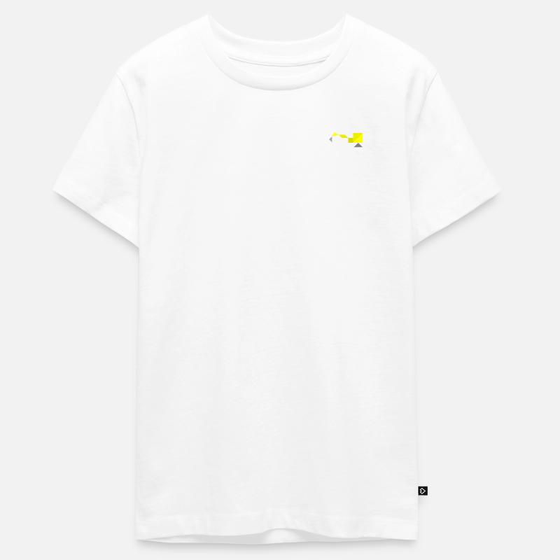 Pelles - Tangram - T-shirt Premium bio Ado - blanc