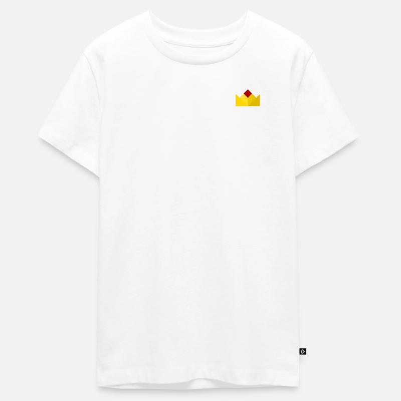 Couronne - Tangram - T-shirt Premium bio Ado - blanc