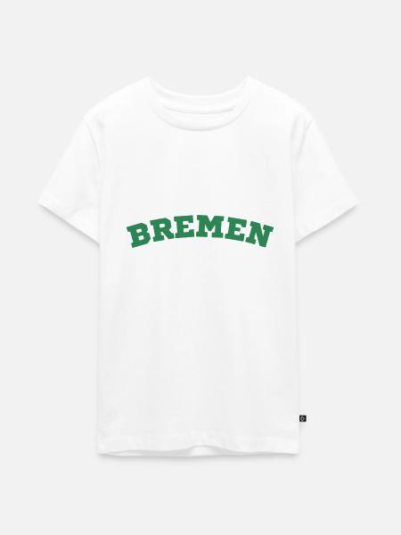 Bremen - Teenager Premium Bio T-Shirt - Weiß