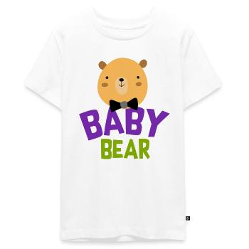Baby Bear - Teenager Premium Organic T-Shirt - white - Front - AI Model Teenager Male light (155cm)