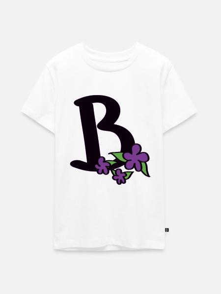 B pour beauté - T-shirt Premium bio Ado - blanc