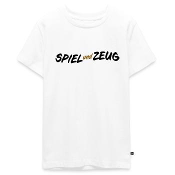 Spiel und Zeug - Teenager Premium Bio T-Shirt - Weiß - Vorne - AI Model Teenager Male light (155cm)