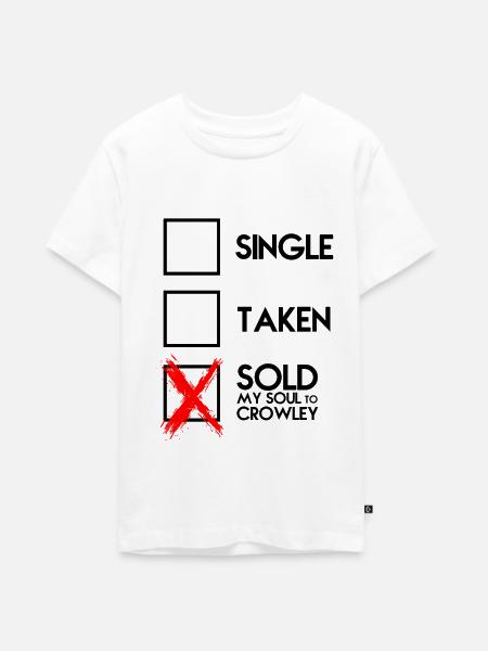SOLD, GESCHENK - Teenager Premium Bio T-Shirt - Weiß