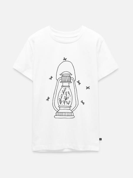 Camping, Wohnwagen, spaß - Teenager Premium Bio T-Shirt - Weiß