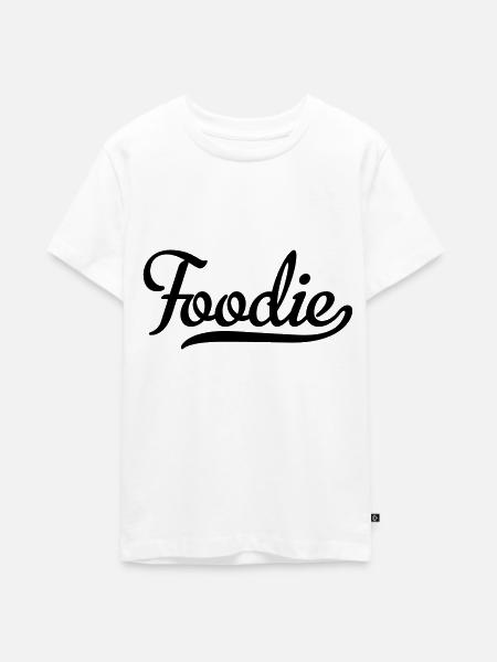 Foodie - Teenager Premium Bio T-Shirt - Weiß