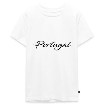 Portugal - Teenager Premium Bio T-Shirt - Weiß - Vorne - AI Model Teenager Male light (155cm)